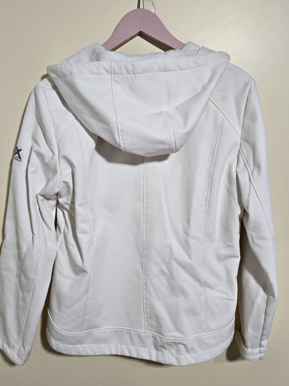 ZeroXposur Women’s White Softshell Hooded Jacket Fleece Lined Size S - Picture 5 of 15